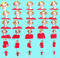 Frames from “Twiggy Snaps” Animation