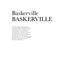 Baskerville, Flush-Left